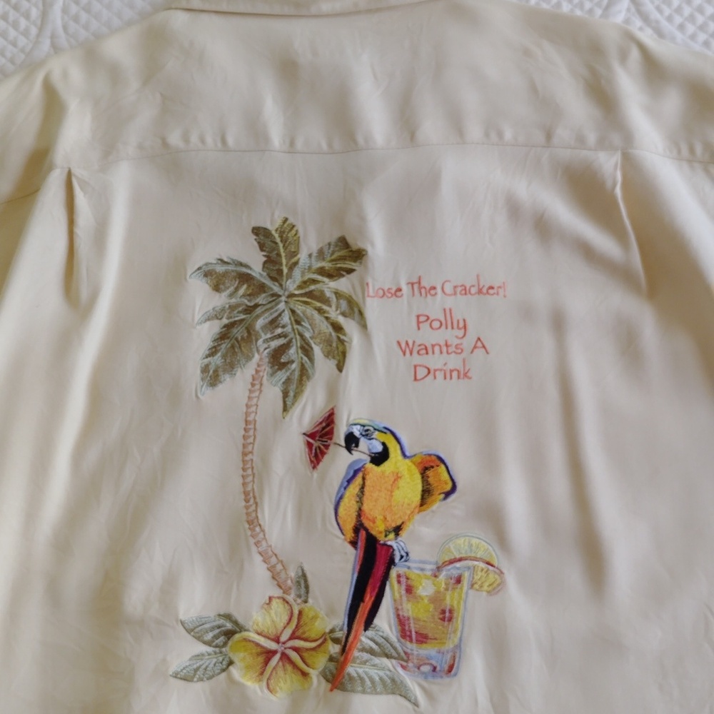 LUAU Finest Silk Embroidered Shirt - 2XL